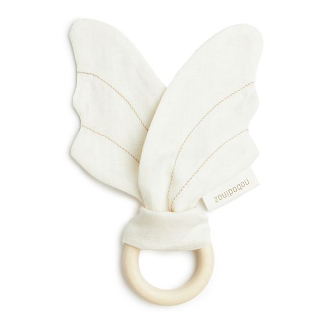 Teething Ring  - French Linen Bianco
