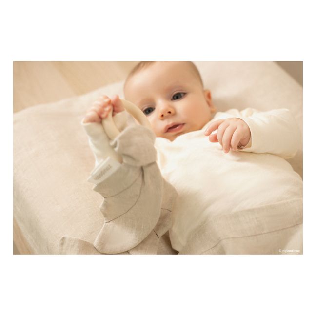Teething Ring  - French Linen Oatmeal