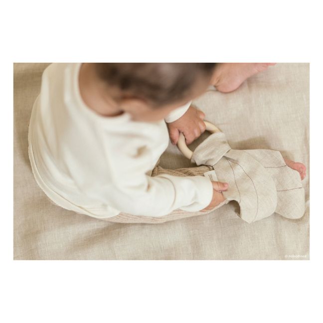 Teething Ring  - French Linen | Oatmeal