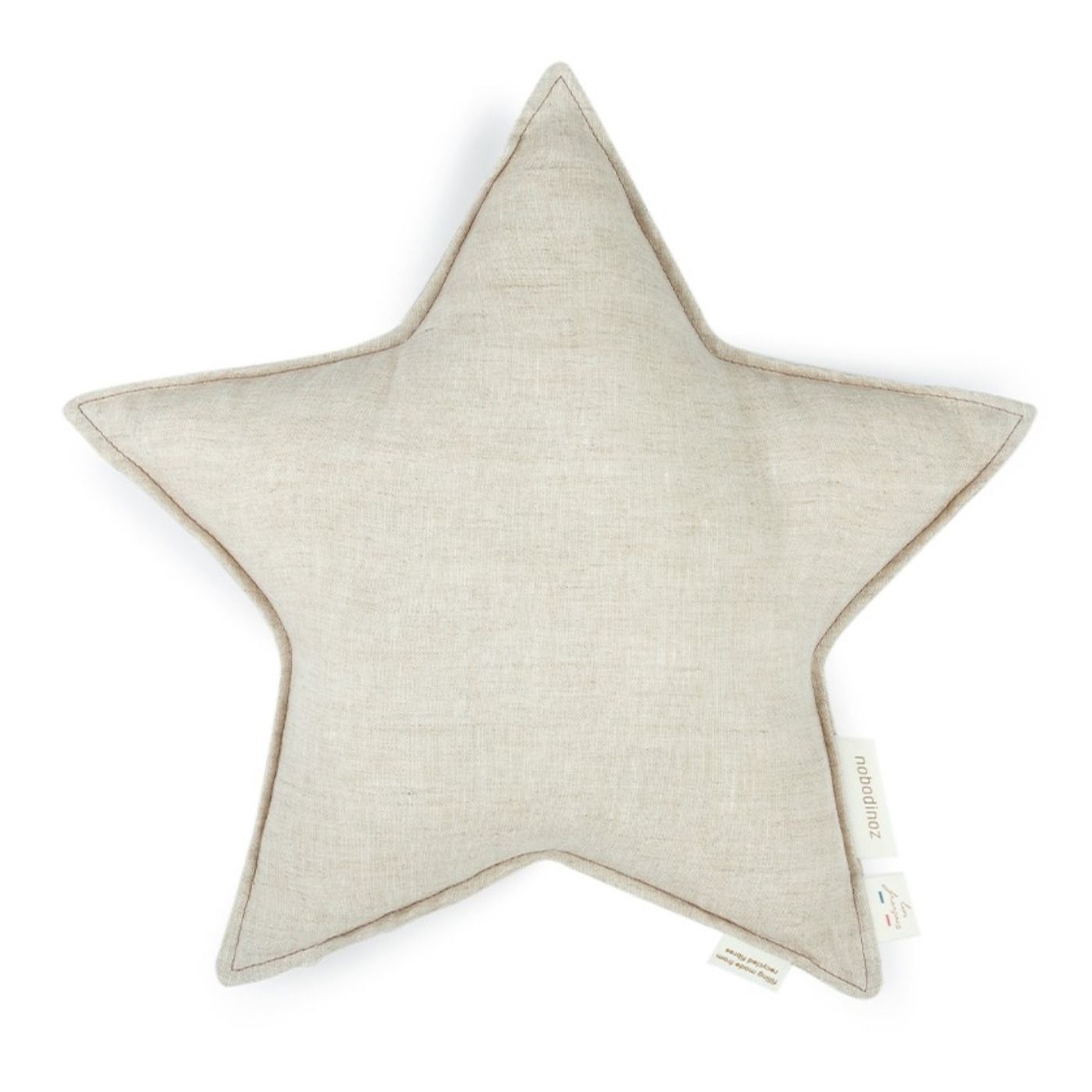 Star Cushion - French Linen Oatmeal- Product image n°0