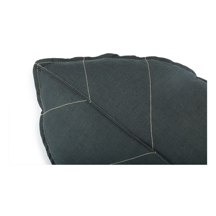 Leaf Cushion - French Linen | Blue- Product image n°2