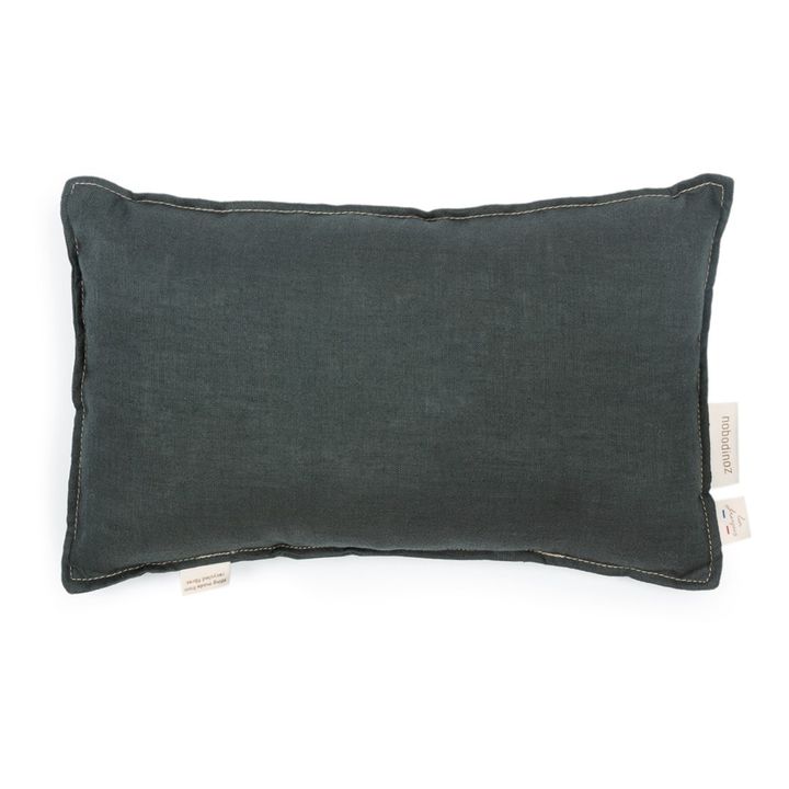 Rectangular Cushion - French Linen | Blu- Immagine del prodotto n°0