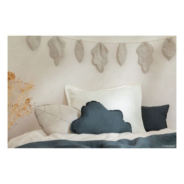 Rectangular Cushion - French Linen | Blue
