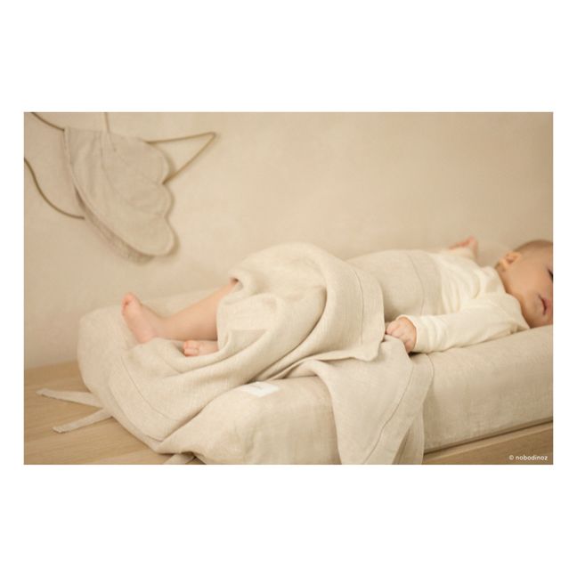 Light Blanket - French Linen Seta greggia