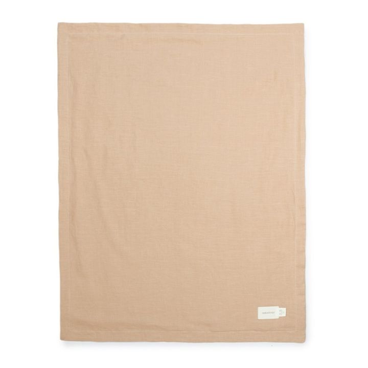 Leichte Decke - Französisches Leinen | Sandfarben- Produktbild Nr. 2