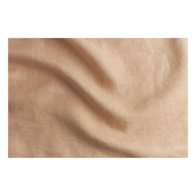 Leichte Decke - Französisches Leinen | Sandfarben