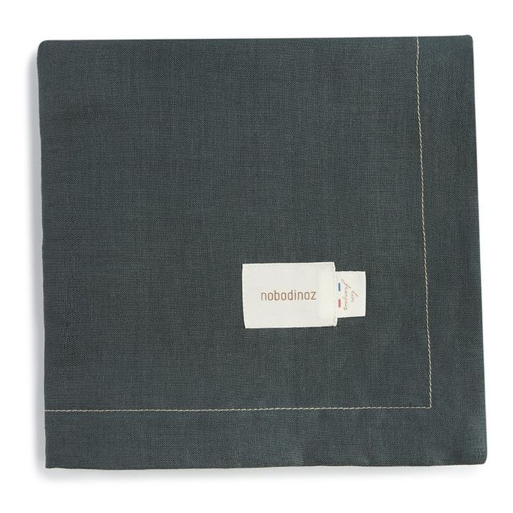 Light Blanket - French Linen | Blu- Immagine del prodotto n°0