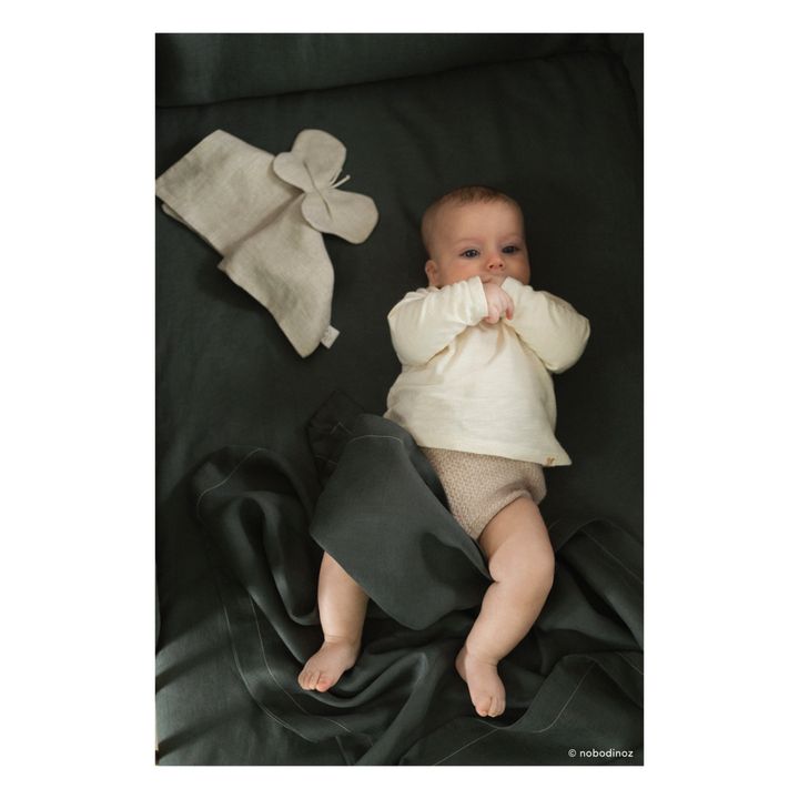 Light Blanket - French Linen | Blu- Immagine del prodotto n°1