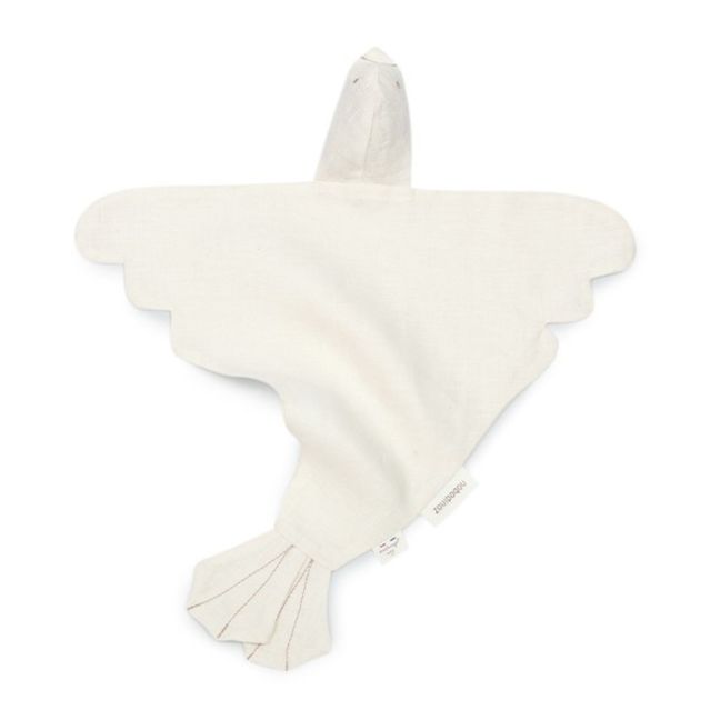 Bird Soft Toy - French Linen Weiß