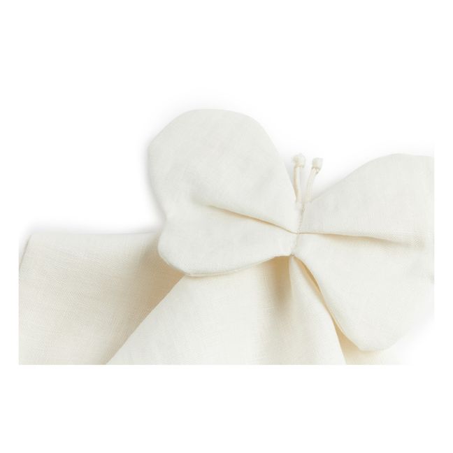 Butterfly Soft Toy - French Linen White