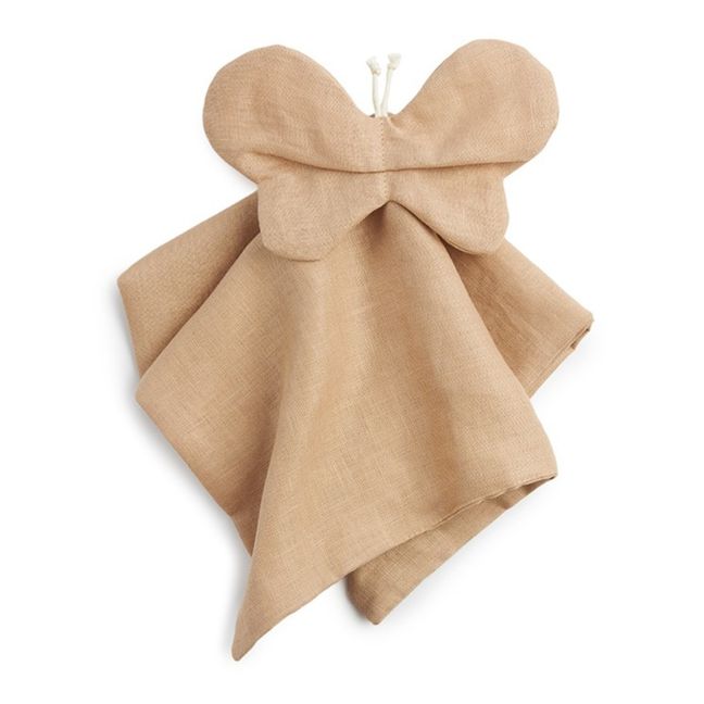 Butterfly Soft Toy - French Linen Sabbia