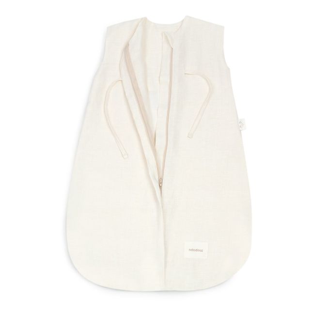 Summer Baby Sleeping Bag - French Linen White