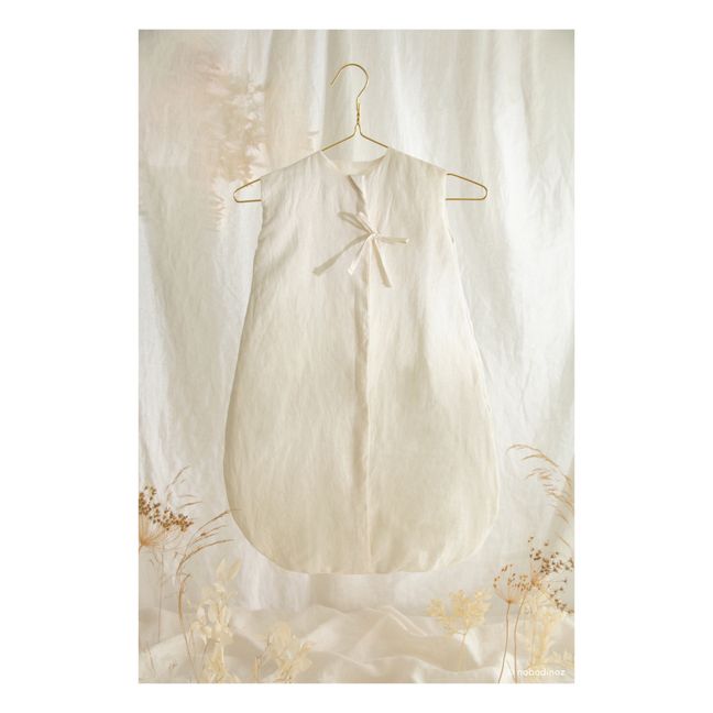 Summer Baby Sleeping Bag - French Linen Bianco