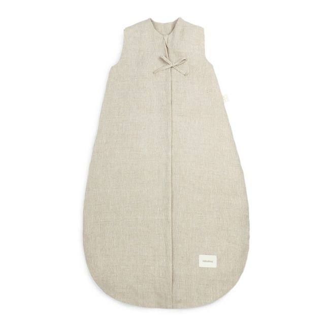 Summer Baby Sleeping Bag - French Linen Seta greggia