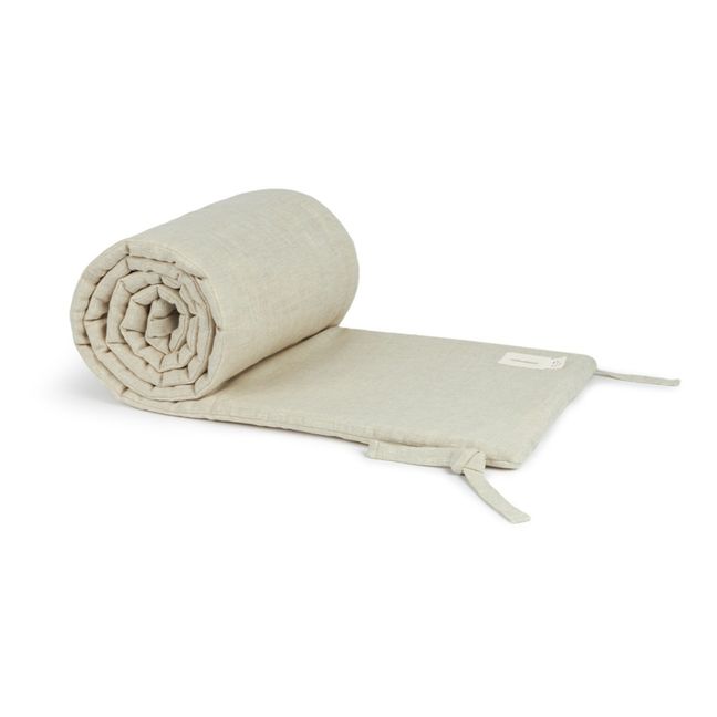 Bed Bumper - French Linen Oatmeal