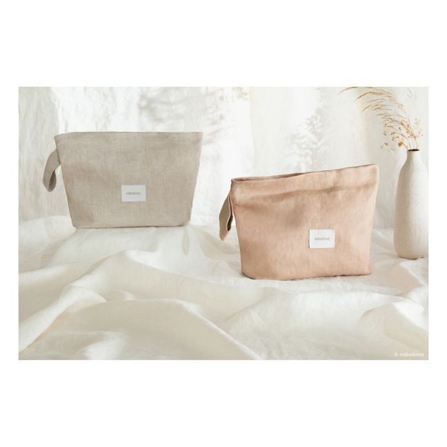 Toiletry Bag - French Linen Oatmeal