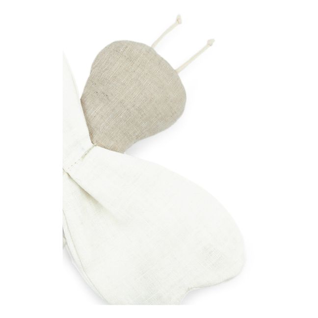 Butterfly Rattle - French Linen | Oatmeal