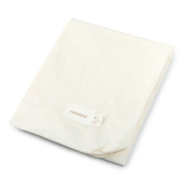 Changing Mat Cover - French Linen Weiß