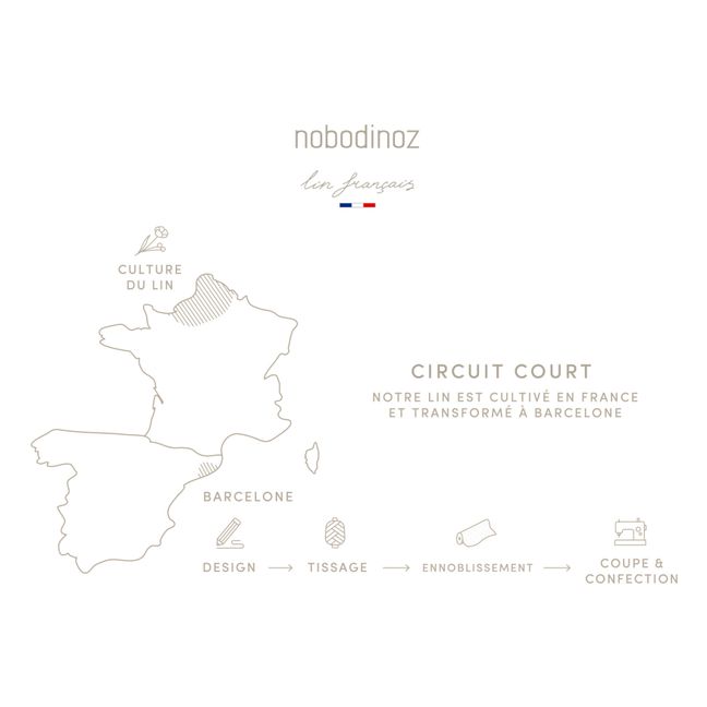 Housse de couette - Lin Français | Grège