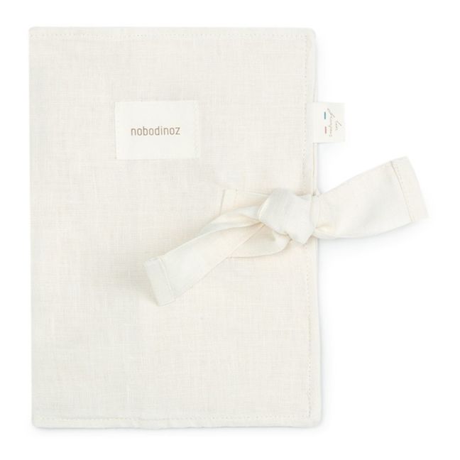 Health Book Cover - French Linen Bianco