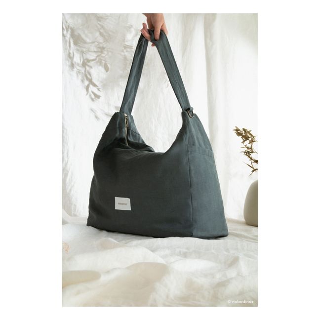 Changing Bag - French Linen Blu