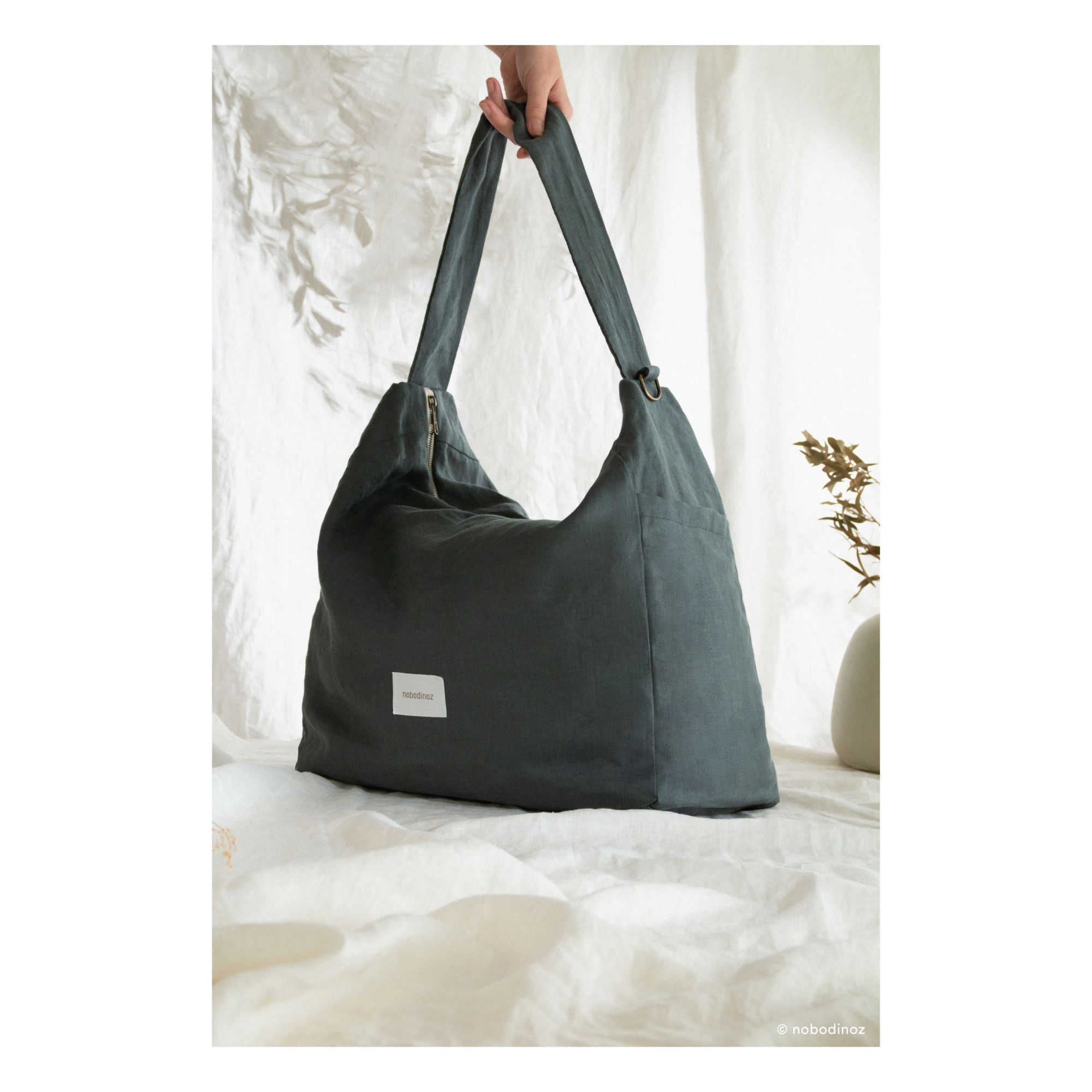 Changing Bag - French Linen Blue- Product image n°1