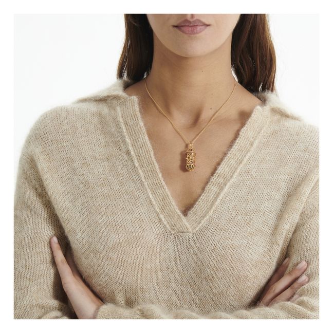 Aleph Ruby Necklace | Burgunderrot