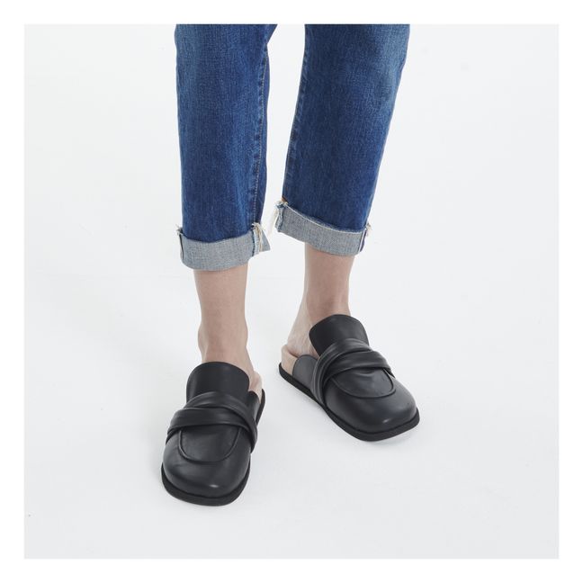Sandalias de piel Emma Fussbet | Negro