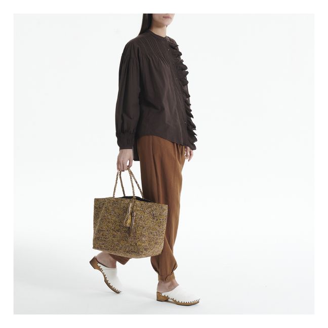 Borsa Tote Rose Marie Chiné Grande | Naturale