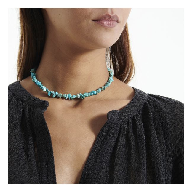 Collar Small Yvette | Azul Turquesa