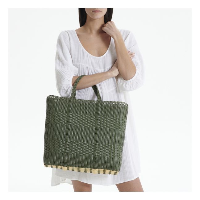 Lace Tote Bag - L | Khaki