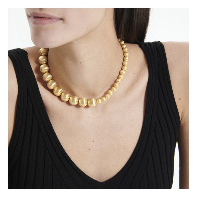 Collar Perlas | Dorado