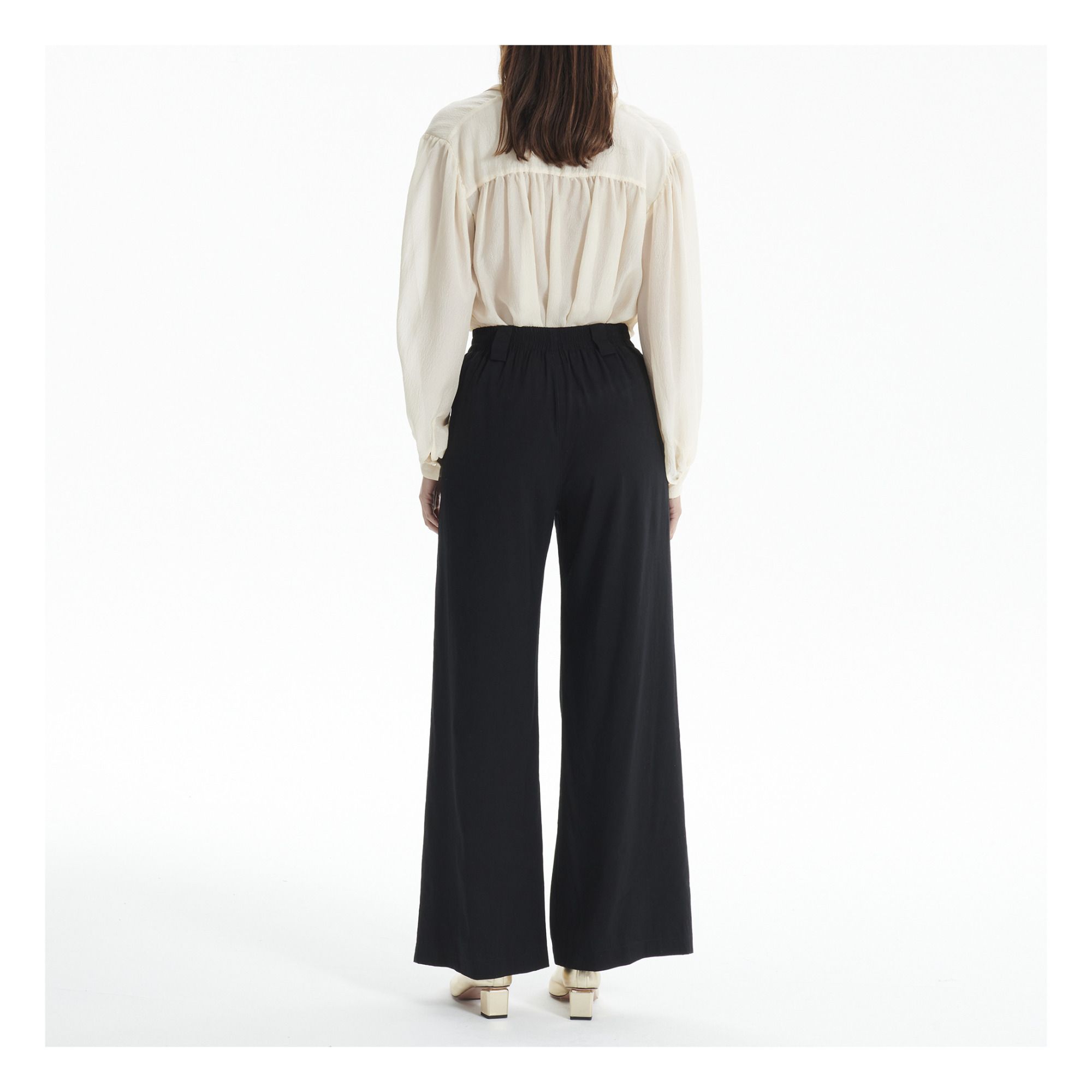 Lanzarote Linen Blend Trousers Black 
