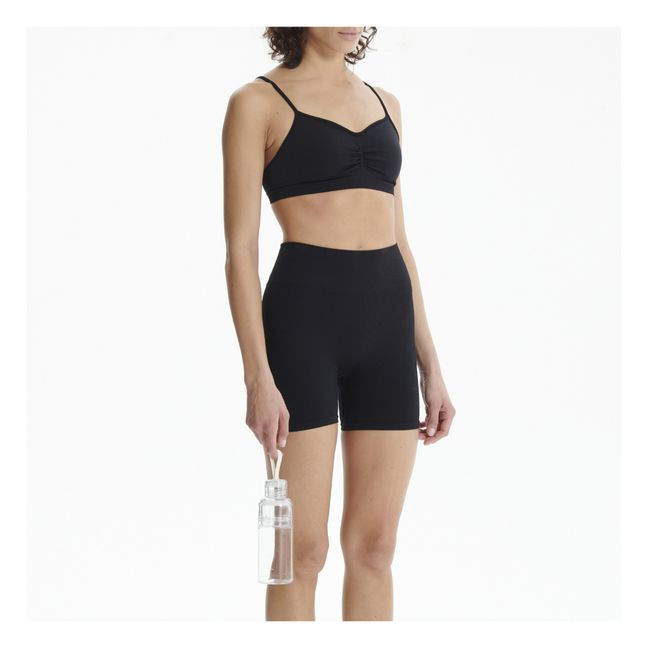 Short Ribbed Composed | Noir