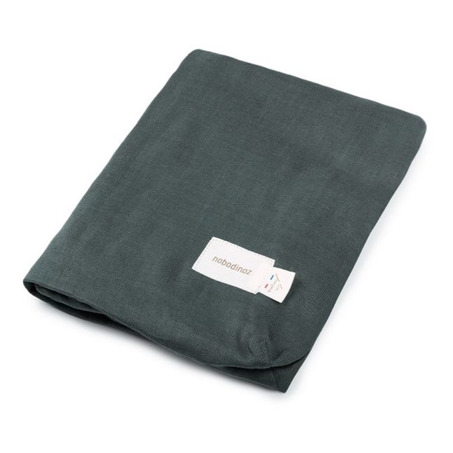 Changing Mat Cover - French Linen | Blue