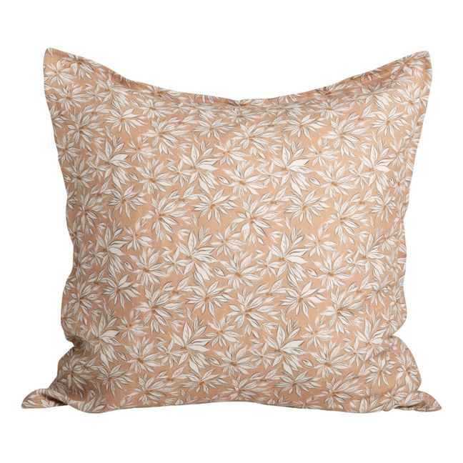 Kissenbezug aus gewaschenem Leinen Palma | Beige