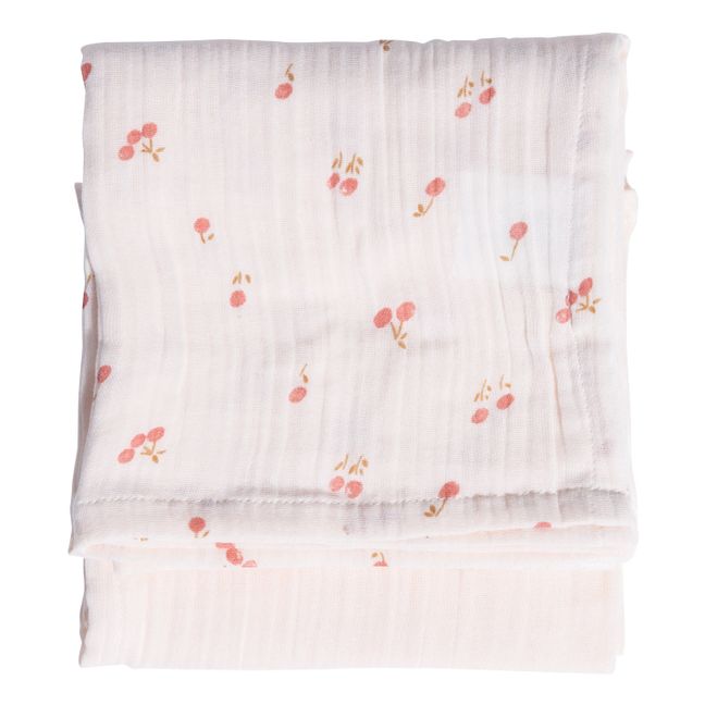 Blossom Organic Cotton Swaddling Cloths - Set of 2 | Mattrosa