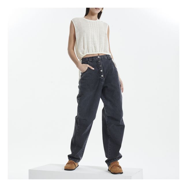 Top Aires Punto Lino | Crudo