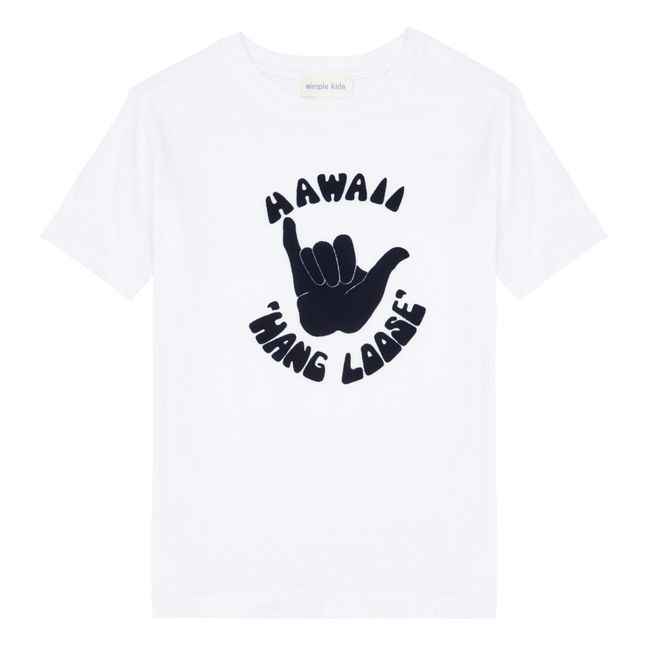 Camiseta Hawai Blanco