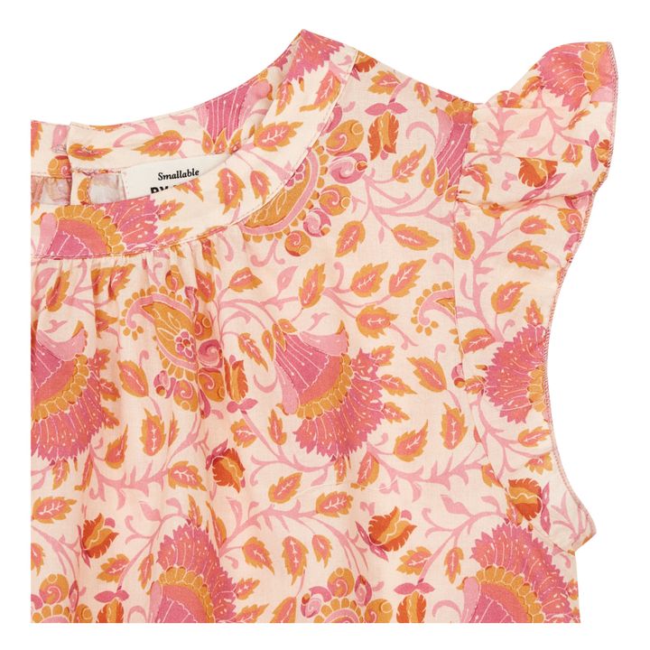 Exclusivität Alma Deia x Smallable Pyjama Party - Nachthemd Roma | Seidenfarben- Produktbild Nr. 2