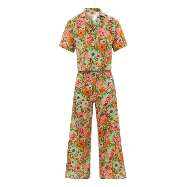 Esclusiva Suzie Winkle x Smallable Pyjama Party - Camicia del pigiama + Pantaloni Ginger - Collezione Donna Rosa