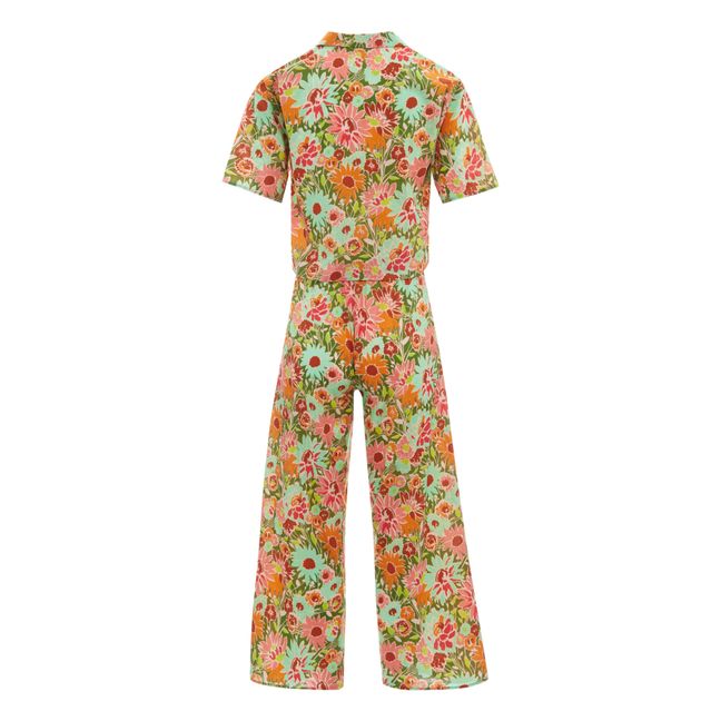Exclusivité Suzie Winkle x Smallable Pyjama Party – Pyjama Chemise + Pantalon Ginger - Collection Femme  | Rose