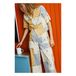 Exclusivité The New Society x Smallable Pyjama Party – Pyjama Chemise + Pantalon Ginger - Collection Femme - Beige- Miniature produit n°2
