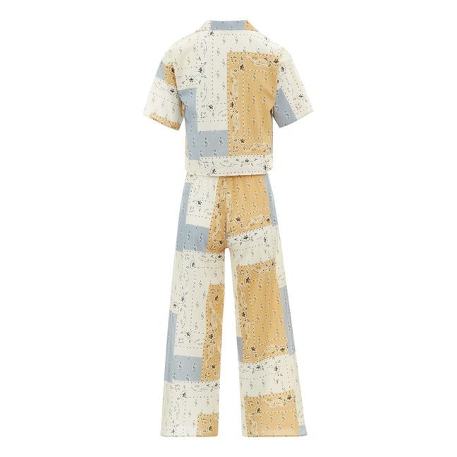 Exklusivität The New Society x Smallable Pyjama Party – Pyjama Hemd + Hose Ginger - Damenkollektion  - Beige