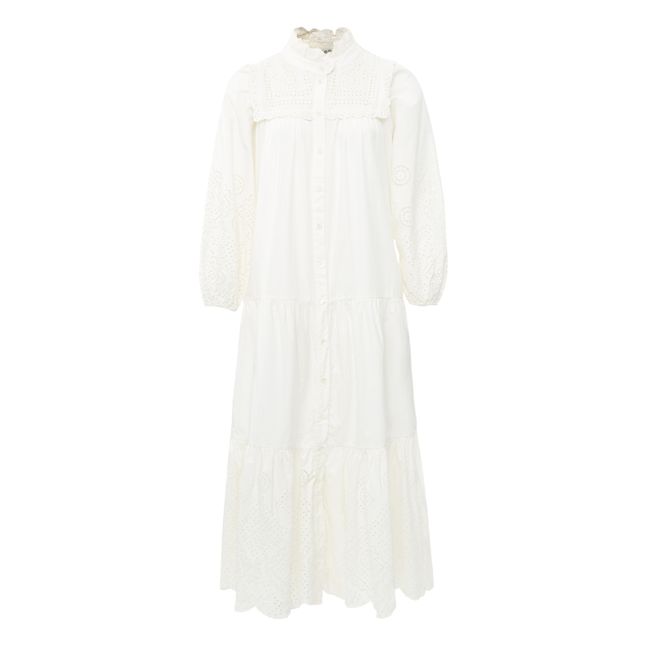 Robe Vienne Broderie Anglaise Blanc