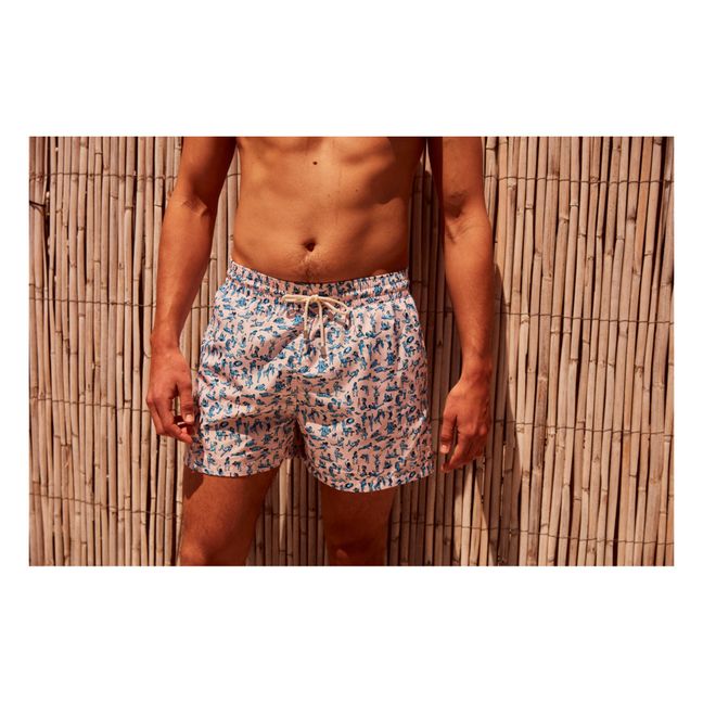 Influencing Recycled Fibre Swim Trunks Turquoise