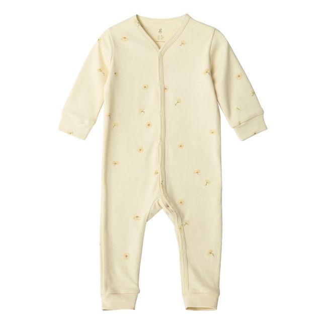 Daisy Cotton Jersey Pyjamas Vanilla