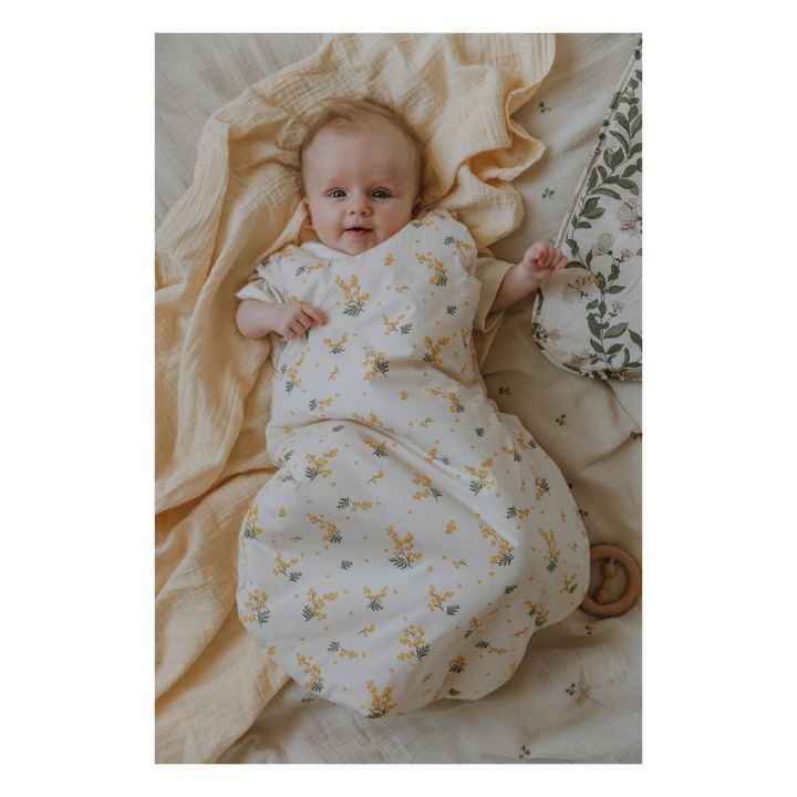 Wattle Cotton Percale Baby Sleeping Bag | Off white- Product image n°1