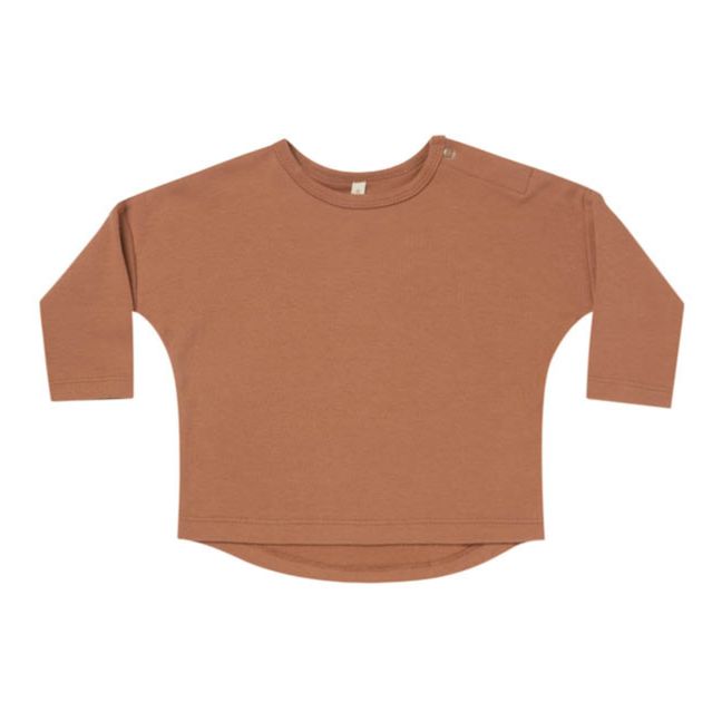 Camiseta de algodón orgánico Terracotta