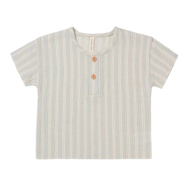 Kurta gasa de algodón orgánico | Azul Cielo